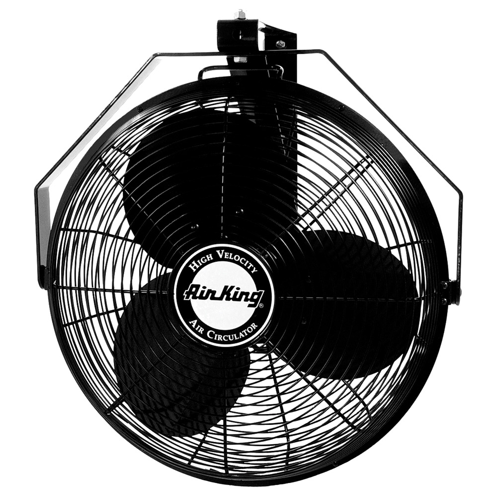 Industrial Grade Wall Mount Fans - Air King Quiet Wall Mount Fans