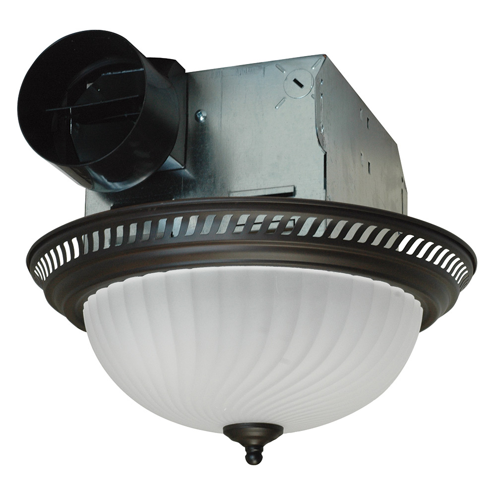 Hunter Victorian Decorative 90 CFM Ceiling Exhaust Fan with Light 81021 -  The Home Depot